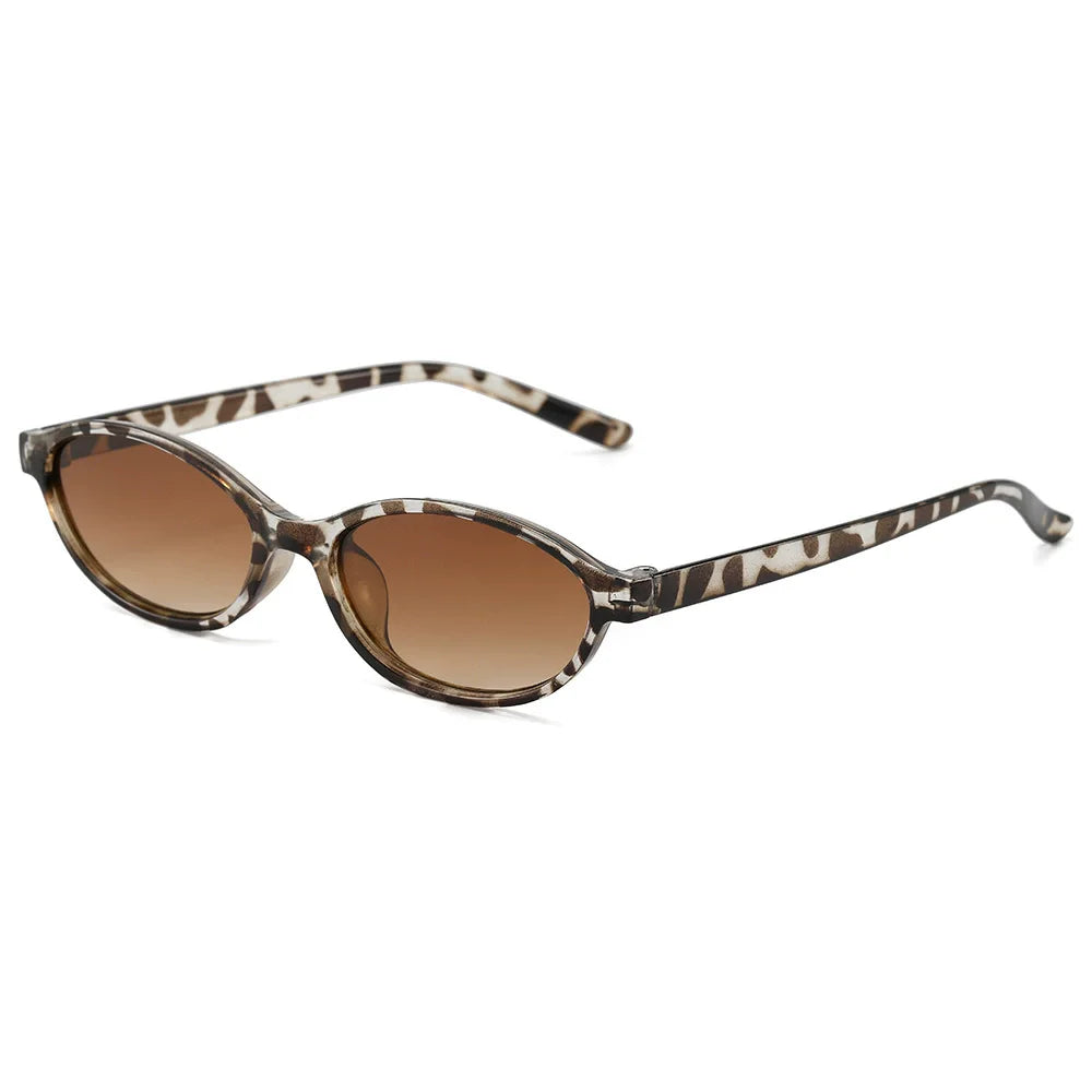 Óculos de Sol Oval Pequeno Feminino Retrô – UV400