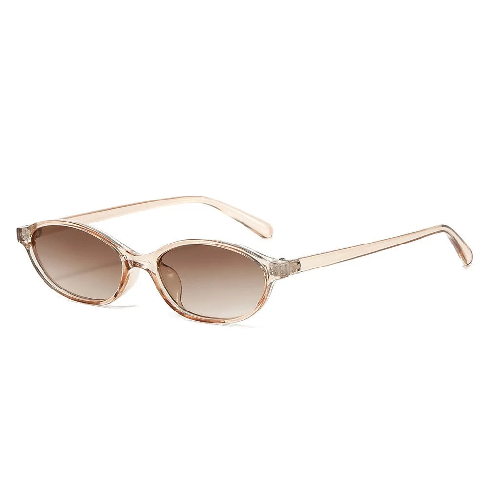 Óculos de Sol Oval Pequeno Feminino Retrô – UV400
