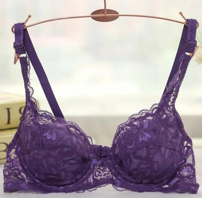 Sutiã Push Up de Renda com Aro e Bojo – Conforto e Sustentação