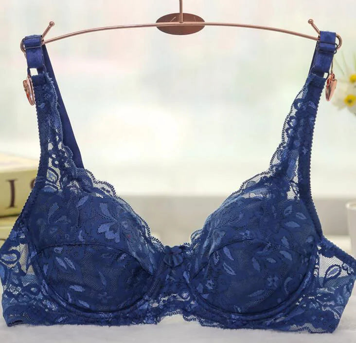 Sutiã Push Up de Renda com Aro e Bojo – Conforto e Sustentação