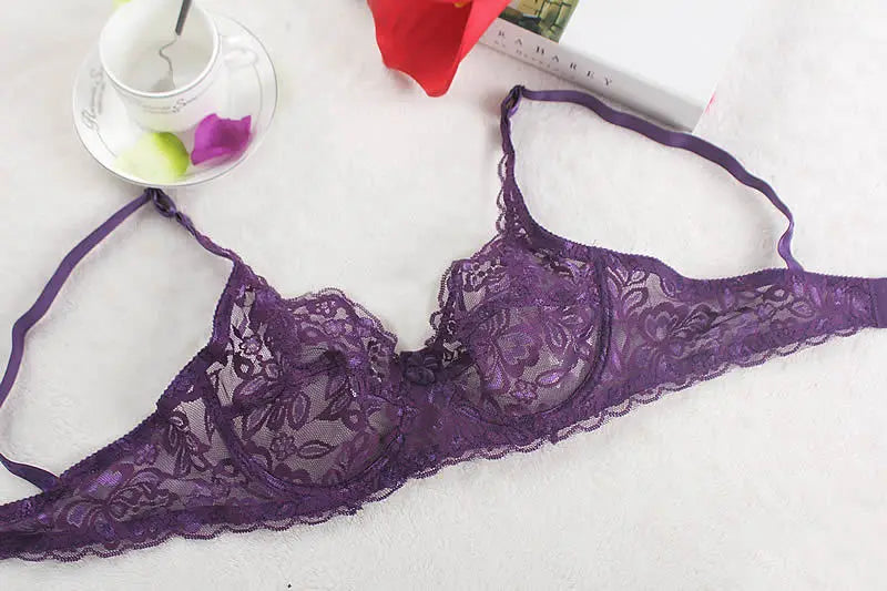 Sutiã Push Up de Renda com Aro e Bojo – Conforto e Sustentação