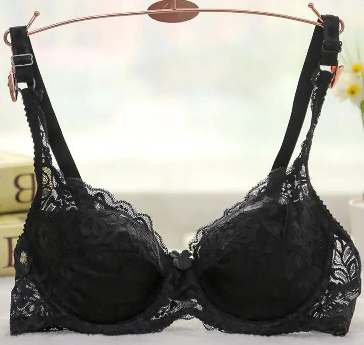 Sutiã Push Up de Renda com Aro e Bojo – Conforto e Sustentação