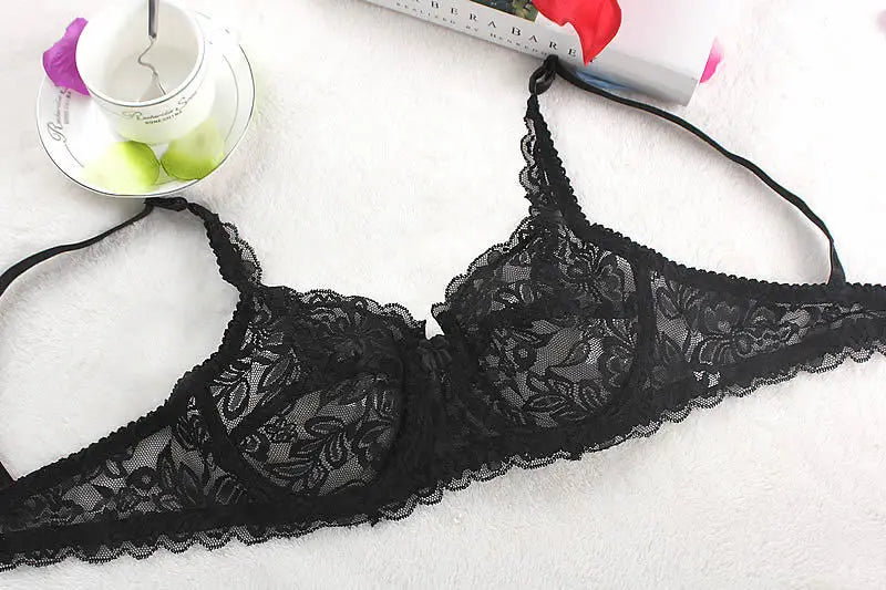 Sutiã Push Up de Renda com Aro e Bojo – Conforto e Sustentação