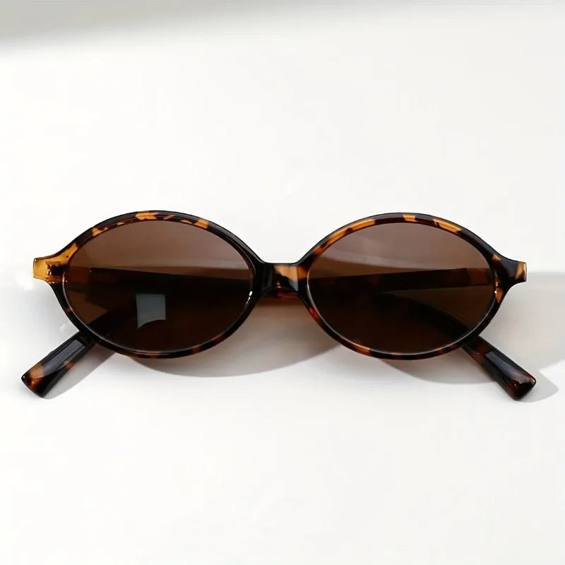 Óculos de Sol Oval Estilo Coreano Unissex – UV400