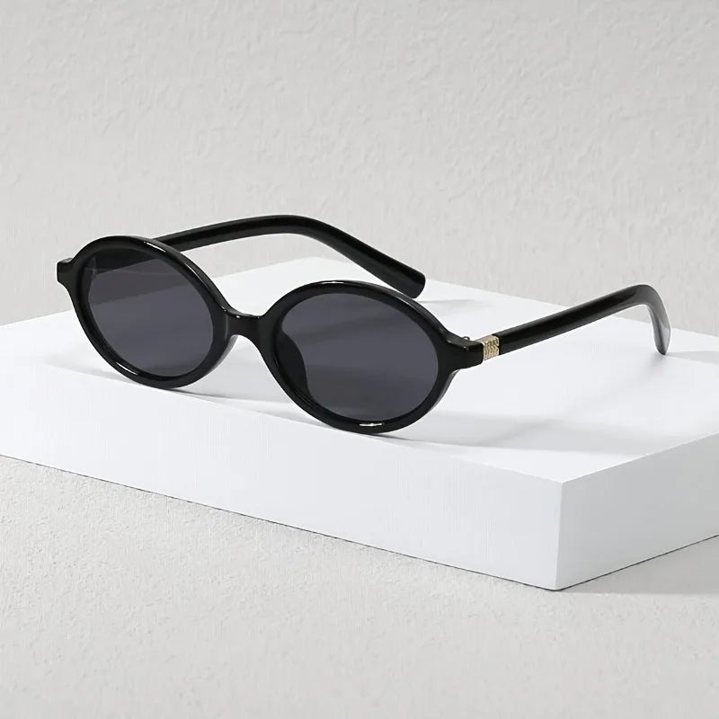Óculos de Sol Oval Estilo Coreano Unissex – UV400