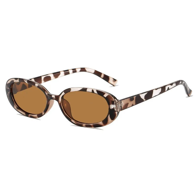 Óculos de Sol Oval Pequeno Feminino Retrô – UV400