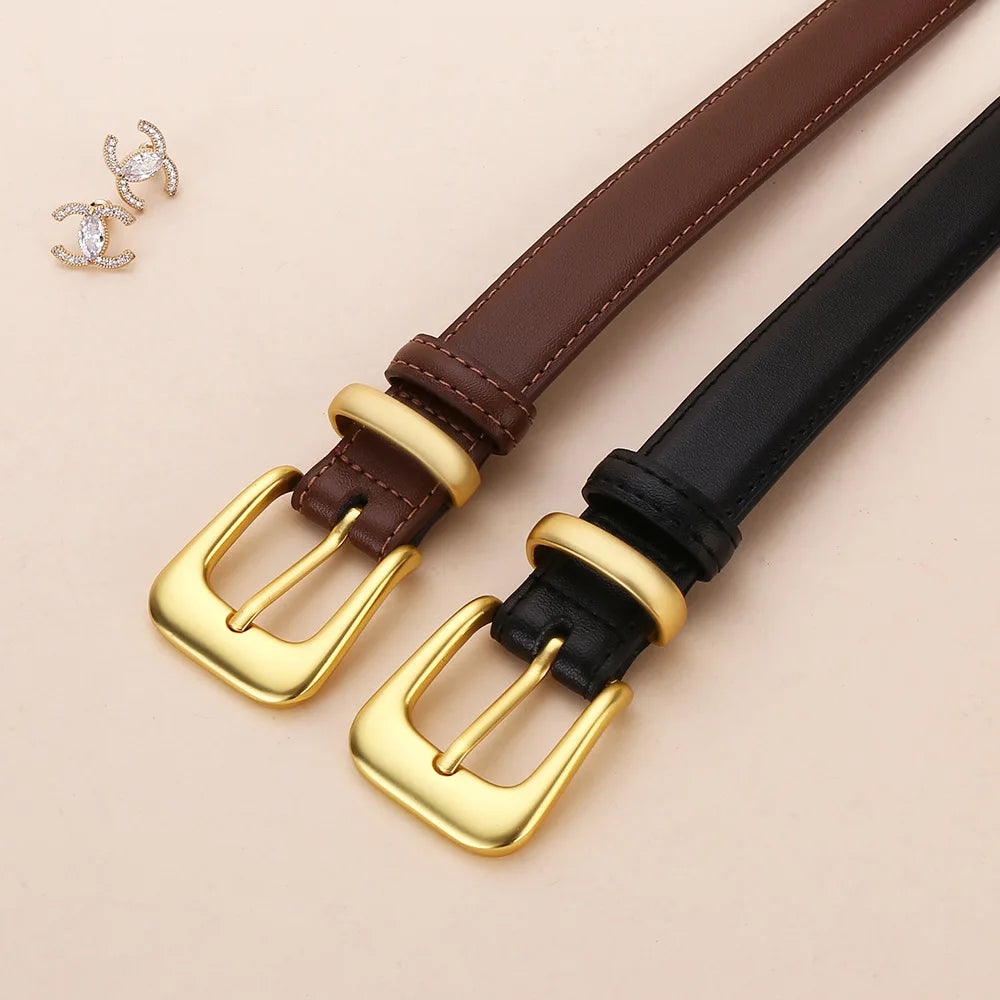 Cinto Feminino Fino Estilo Coreano – Material de Alta Qualidade