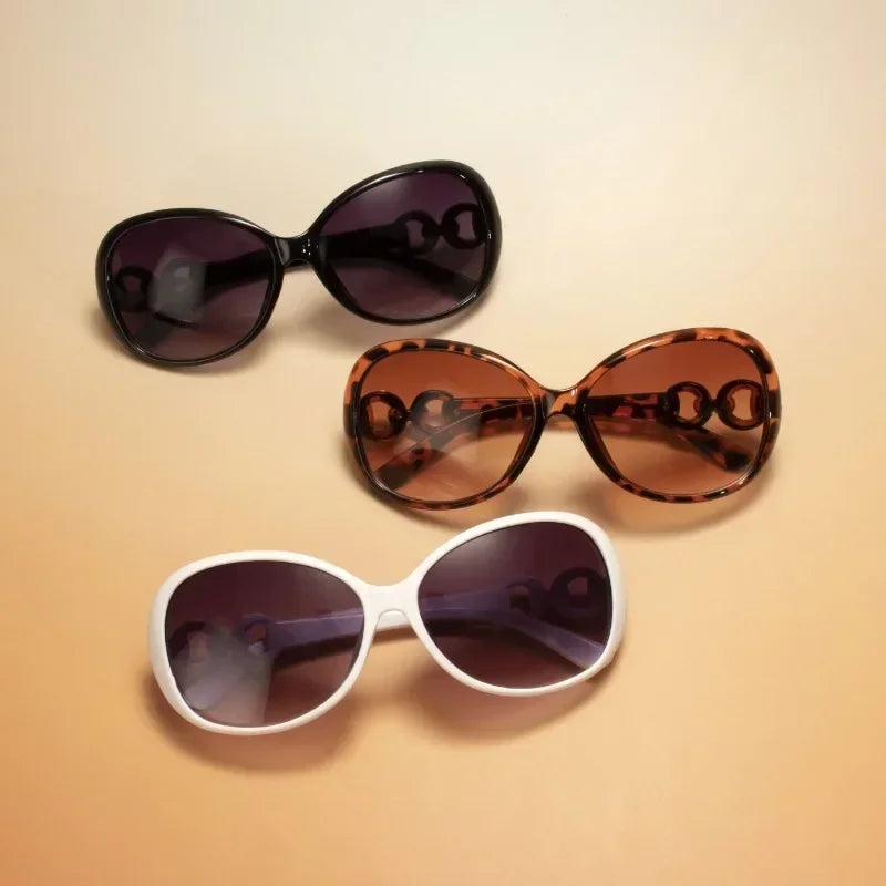 Óculos de Sol Quadrado Grande Espelhado Feminino