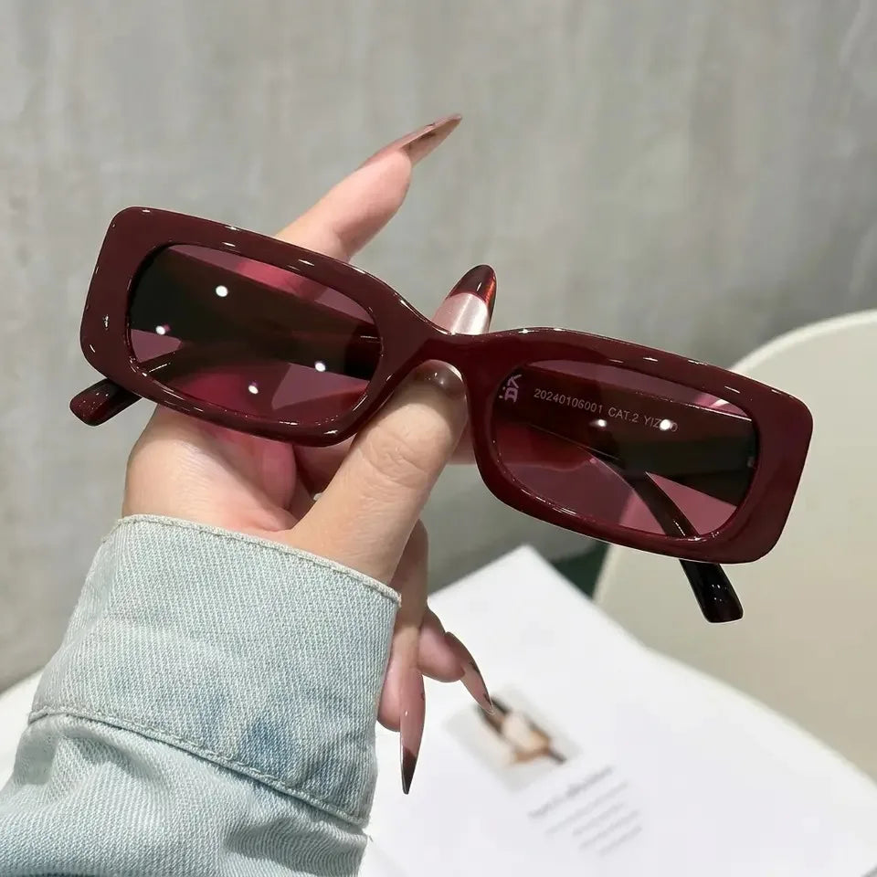 Óculos de Sol Oval Pequeno Feminino Retrô – UV400