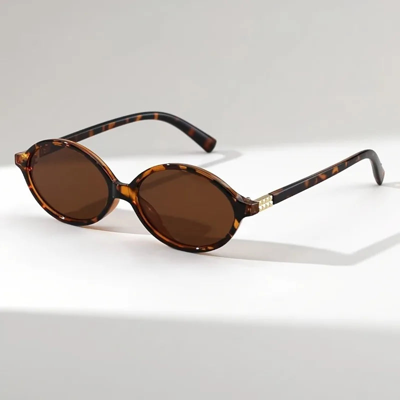 Óculos de Sol Oval Estilo Coreano Unissex – UV400