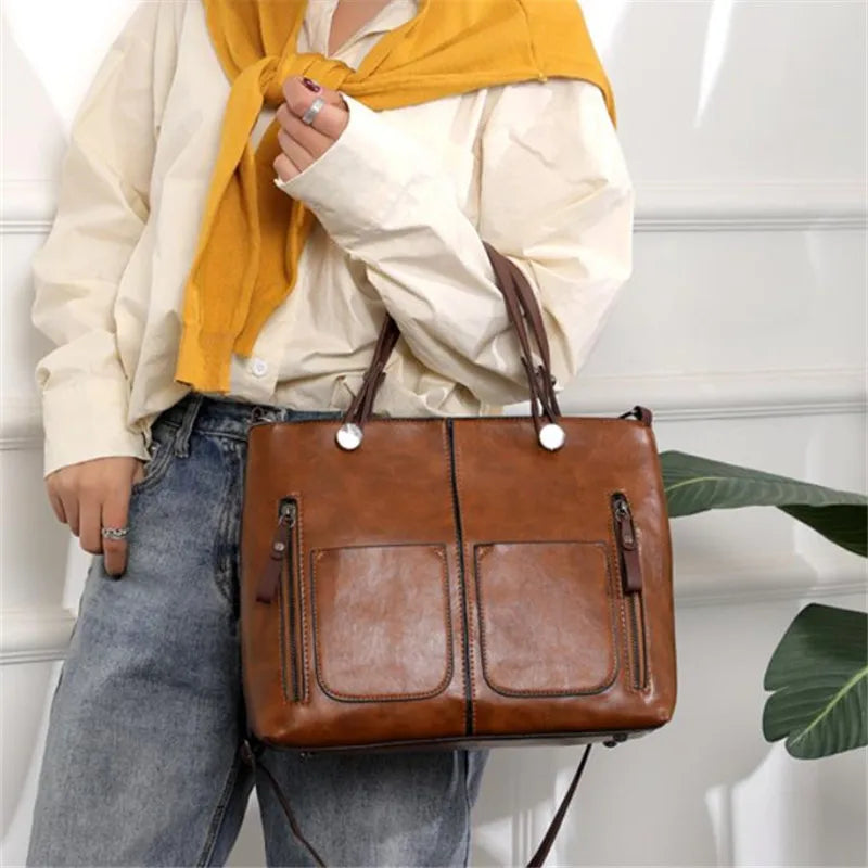 Bolsa de Ombro Retrô Estilo Europeu