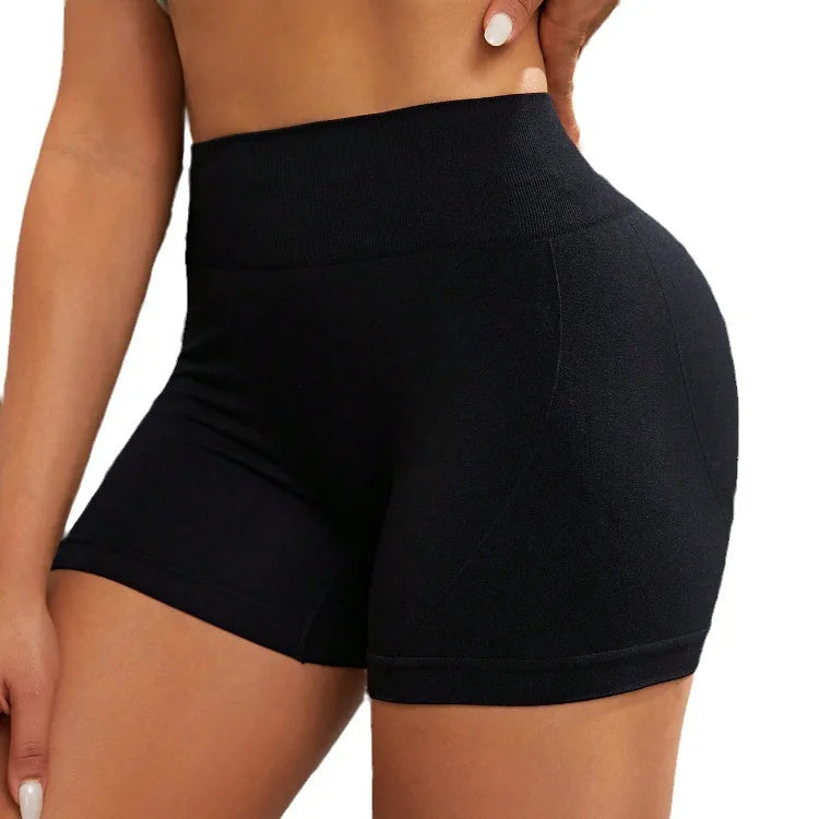 Shorts Fitness Feminino Cintura Alta – Academia, Corrida e Yoga