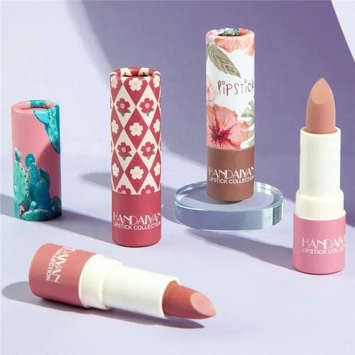 8 Colors Moisturizing Velvet Matte Lipstick Waterproof Long Lasting Not Easy To Fade Sexy Red Lip Tint Nude Lipstick Cosmetics