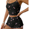Conjunto Pijama Feminino Regata e Short Estampado Macio