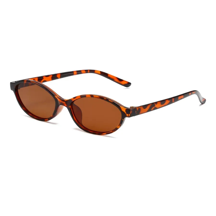 Óculos de Sol Oval Pequeno Feminino Retrô – UV400