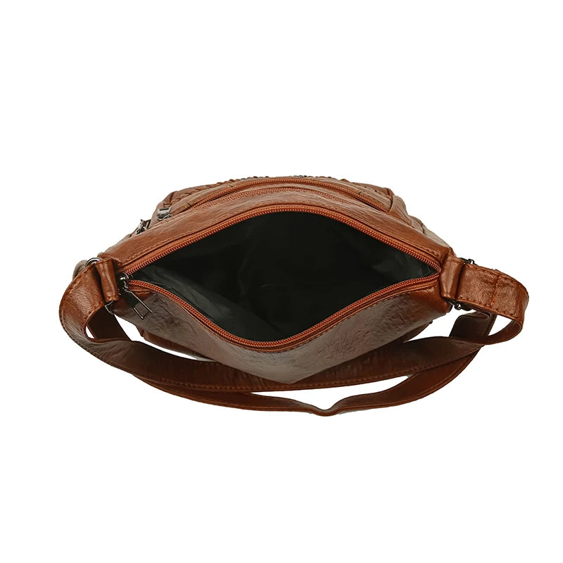 Bolsa Mochila e Transversal Feminina Grande Capacidade