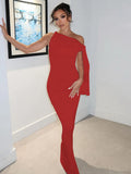 Vestido Longo Sem Mangas Sexy Bodycon Patchwork Festa Y2K