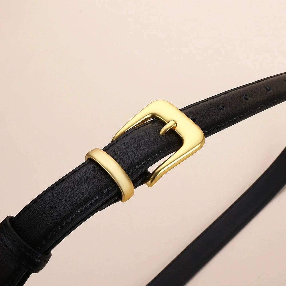 Cinto Feminino Fino Estilo Coreano – Material de Alta Qualidade