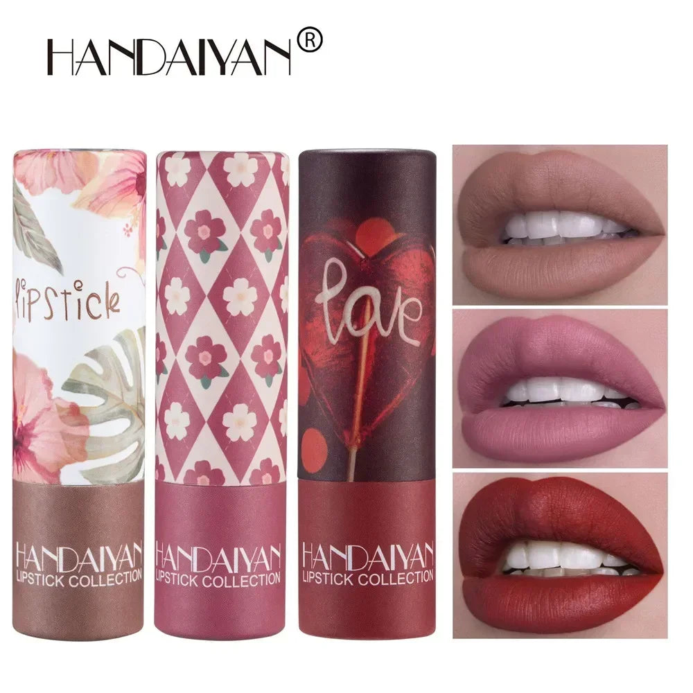 8 Colors Moisturizing Velvet Matte Lipstick Waterproof Long Lasting Not Easy To Fade Sexy Red Lip Tint Nude Lipstick Cosmetics