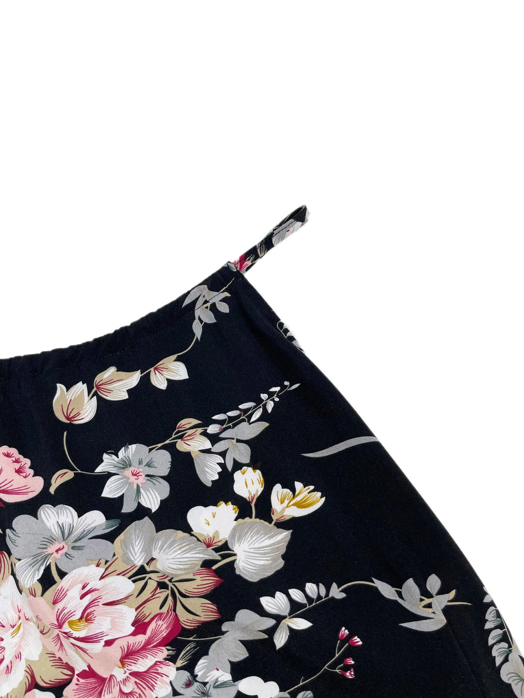 Vestido Longo Floral Frente Única com Fenda Alta – Verão, Praia e Festa