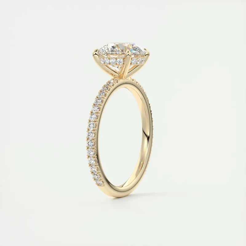 Anel Solitário Moissanite 2 Quilates Prata 925