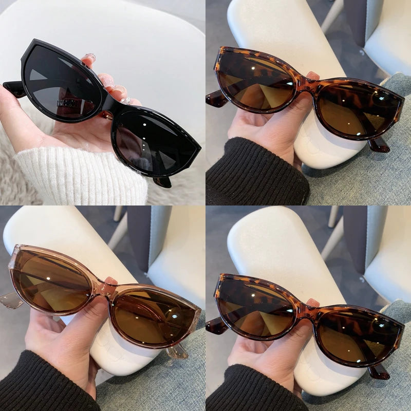 Óculos de Sol Gatinho Vintage UV400 Multicores