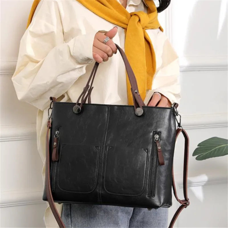Bolsa de Ombro Retrô Estilo Europeu
