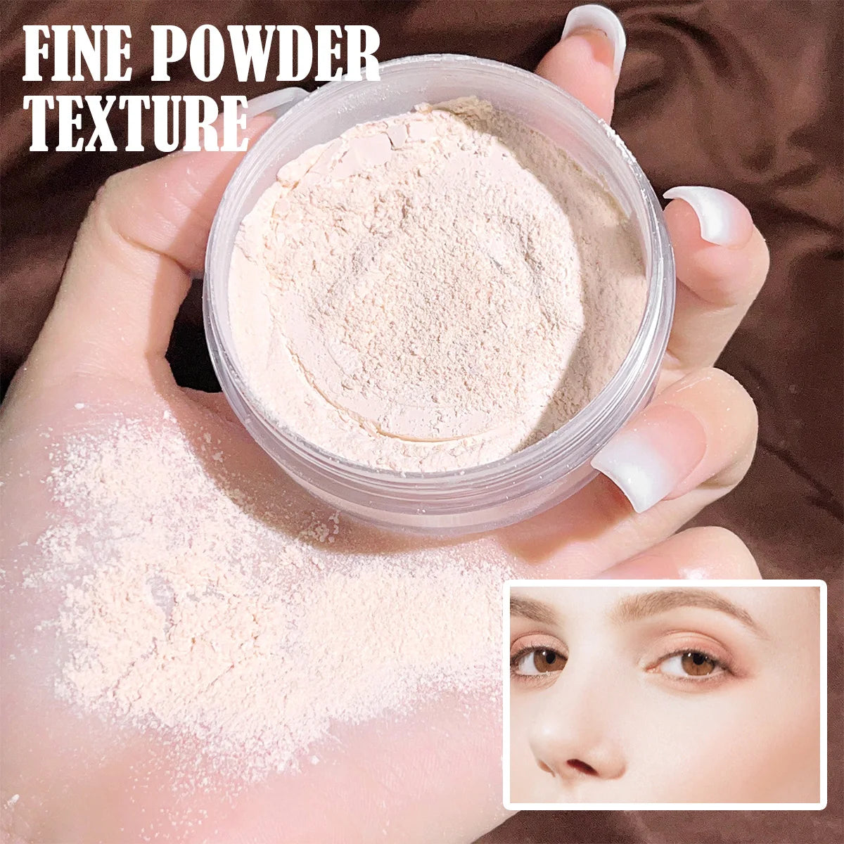 Pó Translúcido Fixador de Maquiagem – Acabamento Natural e à Prova d'Água