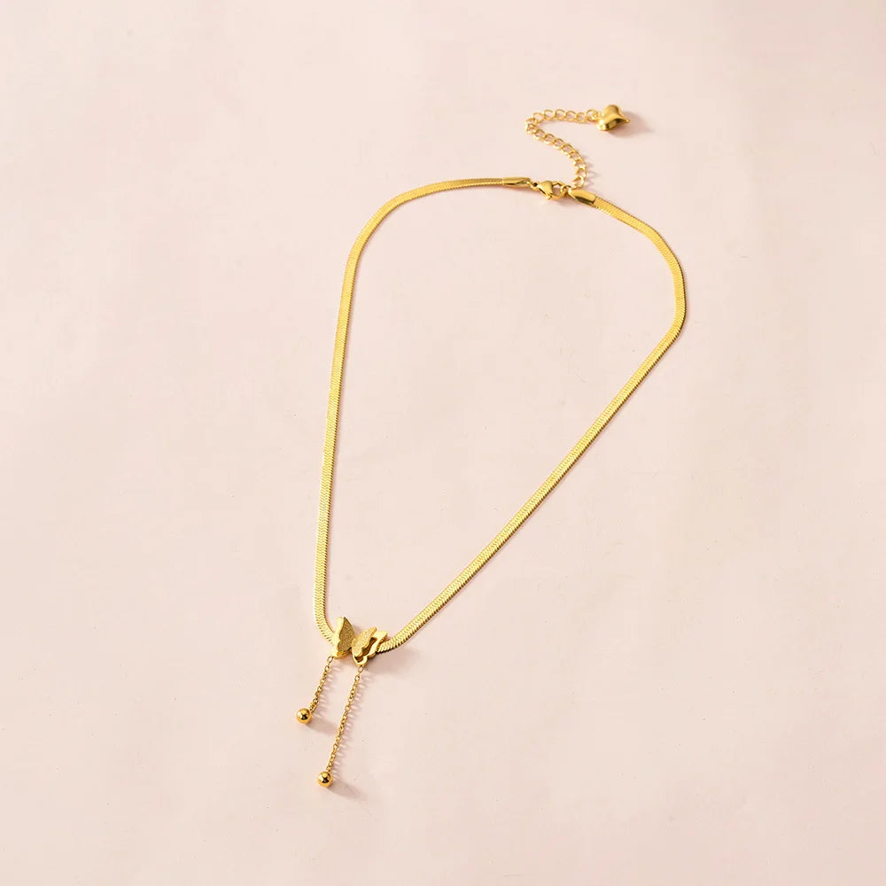 Colar Vintage de Borboleta