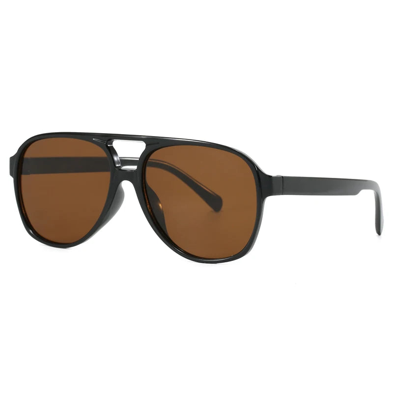 Óculos de Sol Degradê com Armação Grande Quadrada UV400