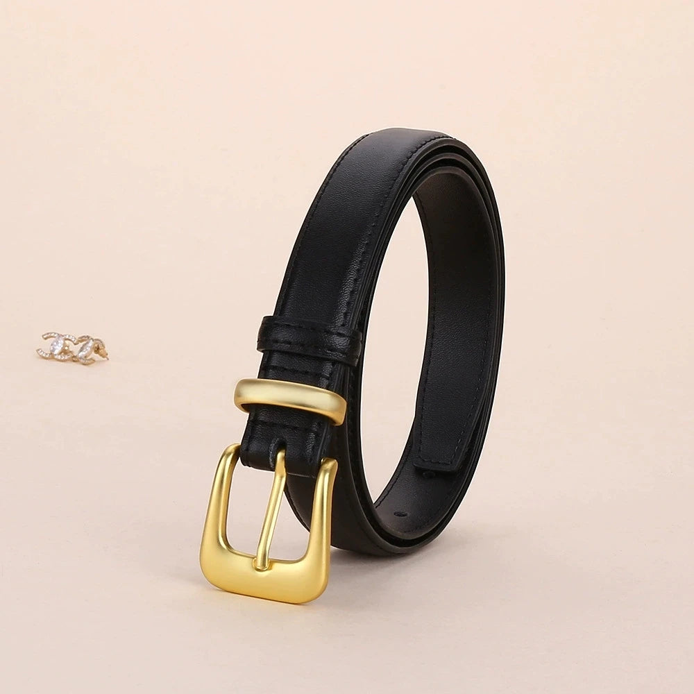 Cinto Feminino Fino Estilo Coreano – Material de Alta Qualidade