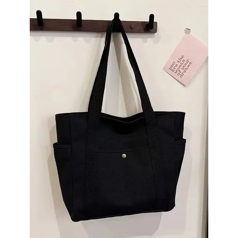 Bolsa Shopper de Lona Feminina Grande