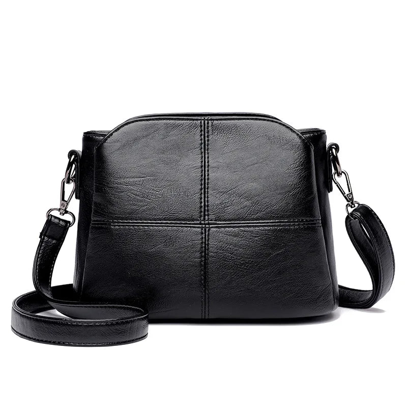 Bolsa Quadrada Macia Transversal Feminina