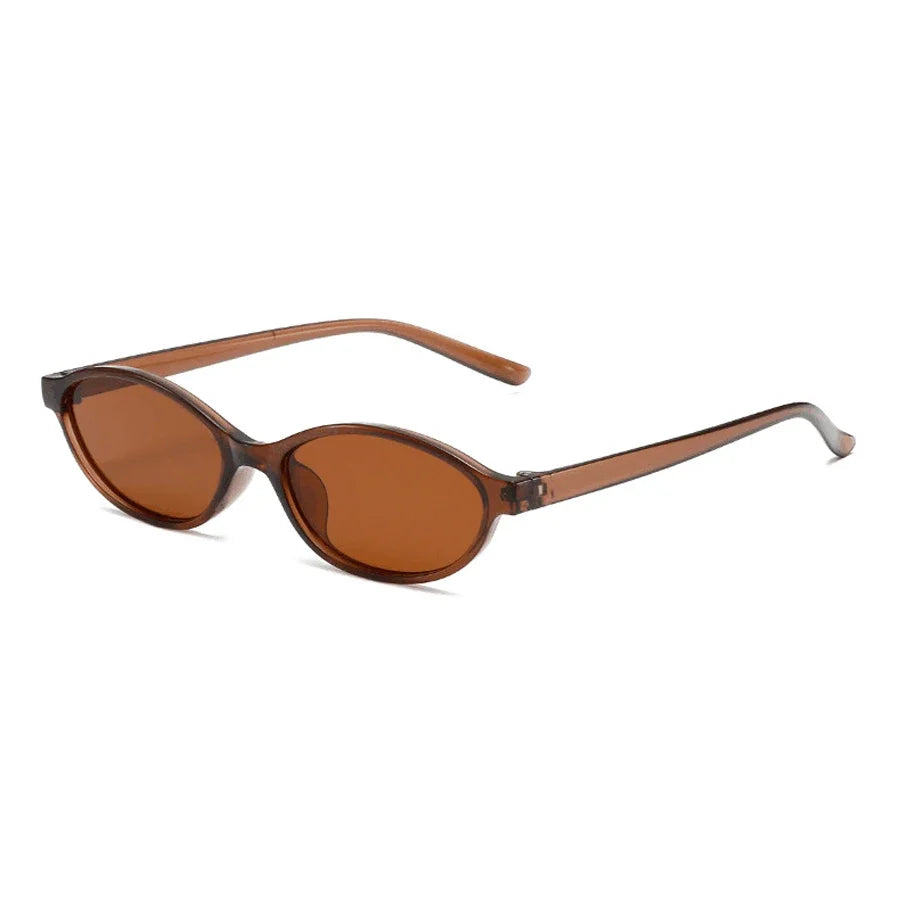 Óculos de Sol Oval Pequeno Feminino Retrô – UV400