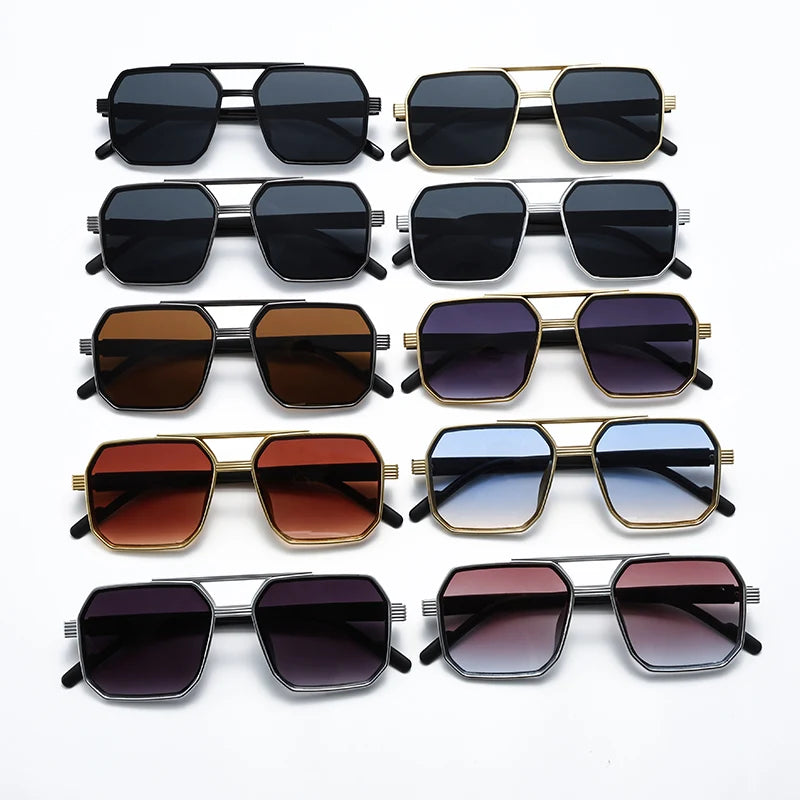 Óculos de Sol Aviador Degradê Feminino UV400