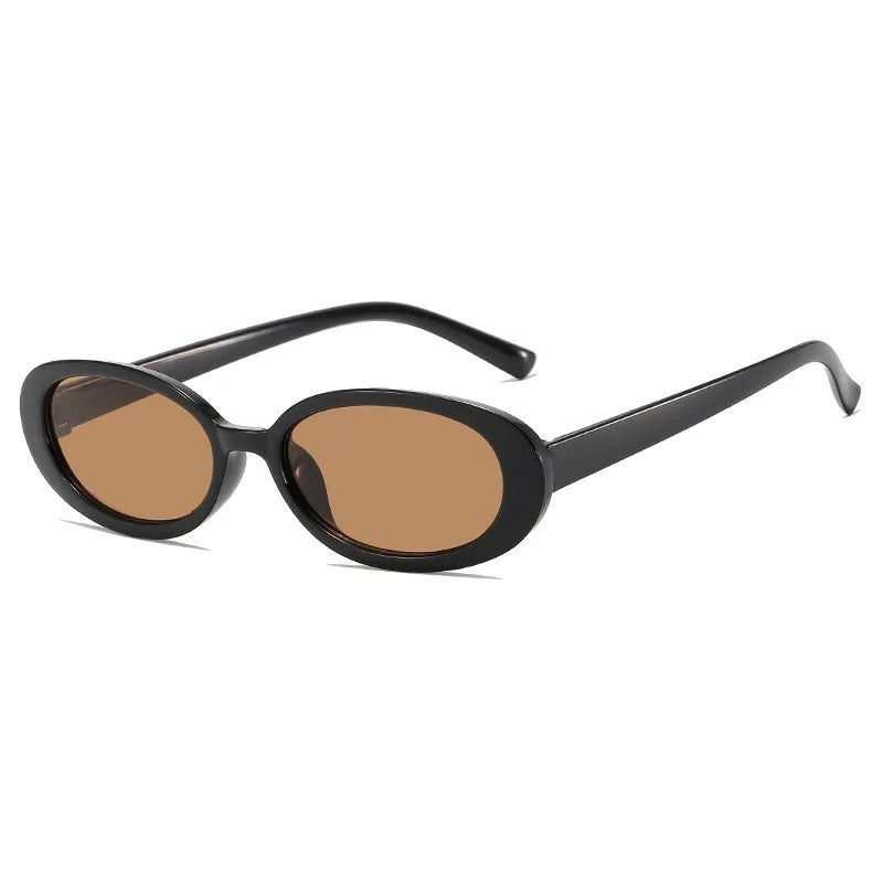 Óculos de Sol Oval Pequeno Feminino Retrô – UV400