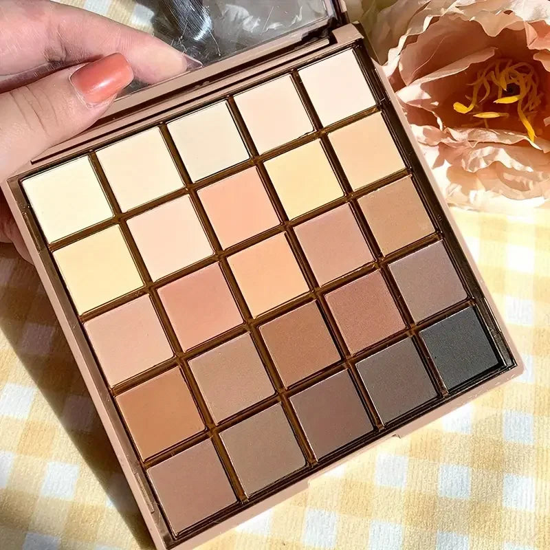 Paleta de Sombras 25 Cores – Matte e Cintilante