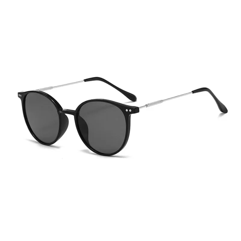 Óculos de Sol Redondo Vintage Feminino UV400