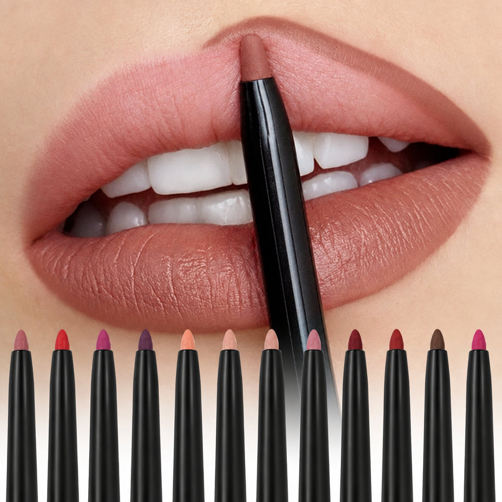 Lápis Delineador Labial Matte à Prova d'Água