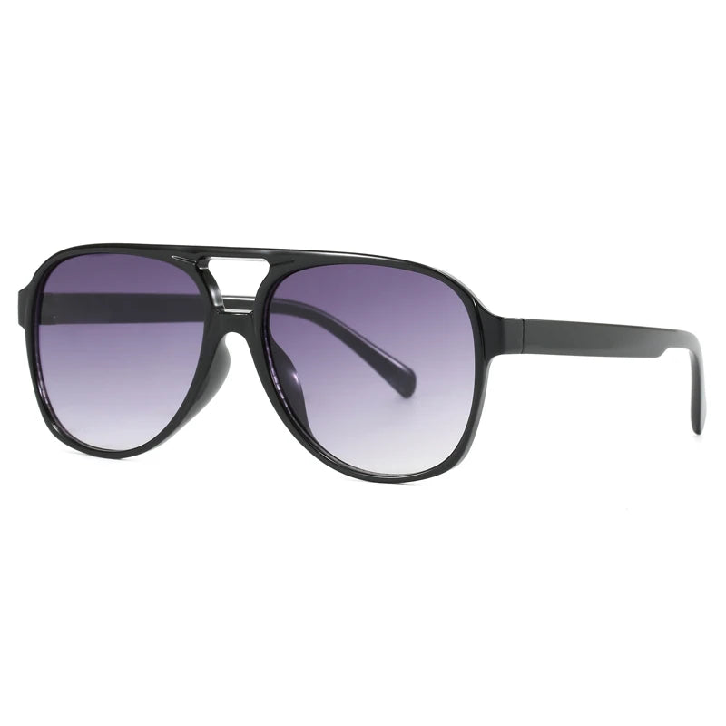 Óculos de Sol Degradê com Armação Grande Quadrada UV400