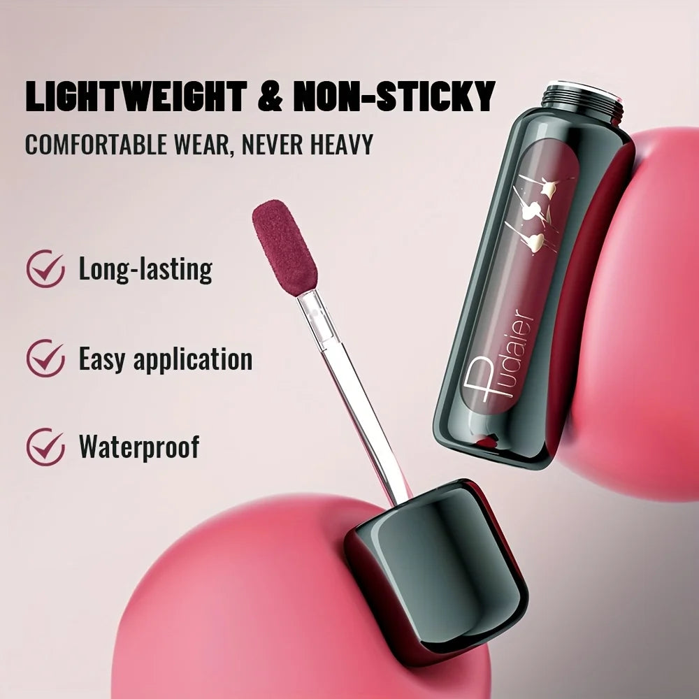 Batom Líquido Matte Aveludado Longa Duração