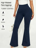 Calça Flare Super Macia de Cintura Alta