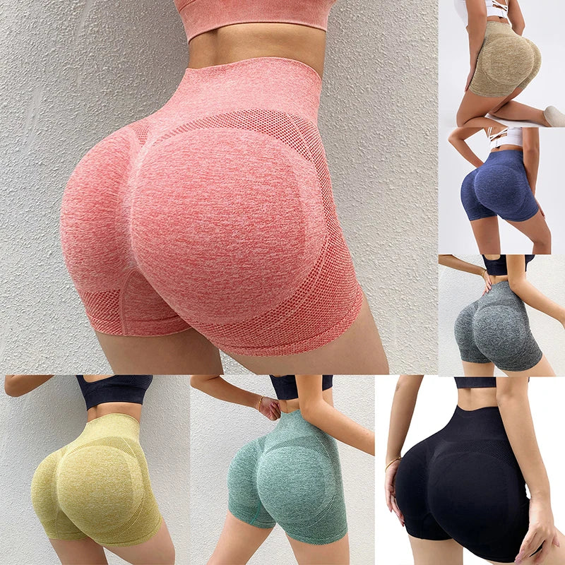 Shorts Esportivo Feminino Cintura Alta – Academia e Ciclismo