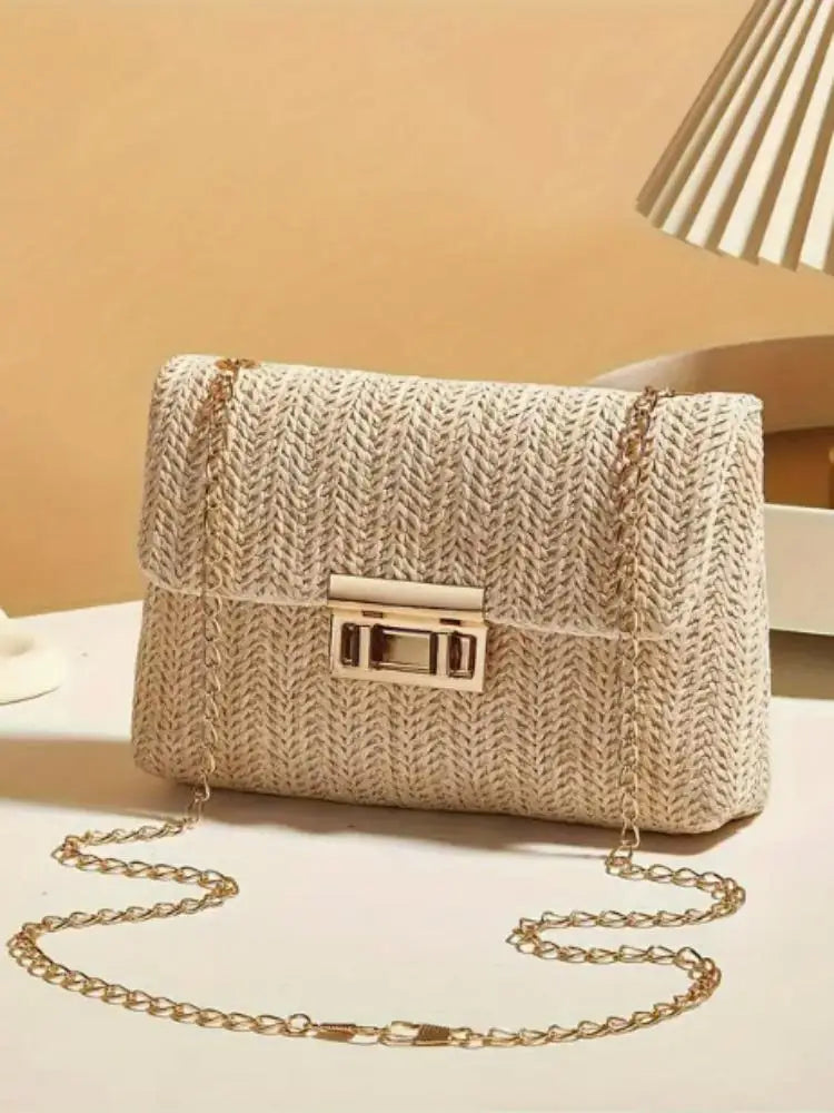 Homefish Women's Chain Strap Crossbody Bag Stylish Shoulder Handbag Versatile Purse for Daily Banquet Day-to-Night Outfits