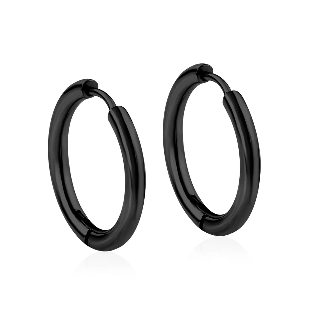 Brincos de Argola Oval Retangular em Aço Inoxidável – Antialérgicos, Dourado ou Prateado