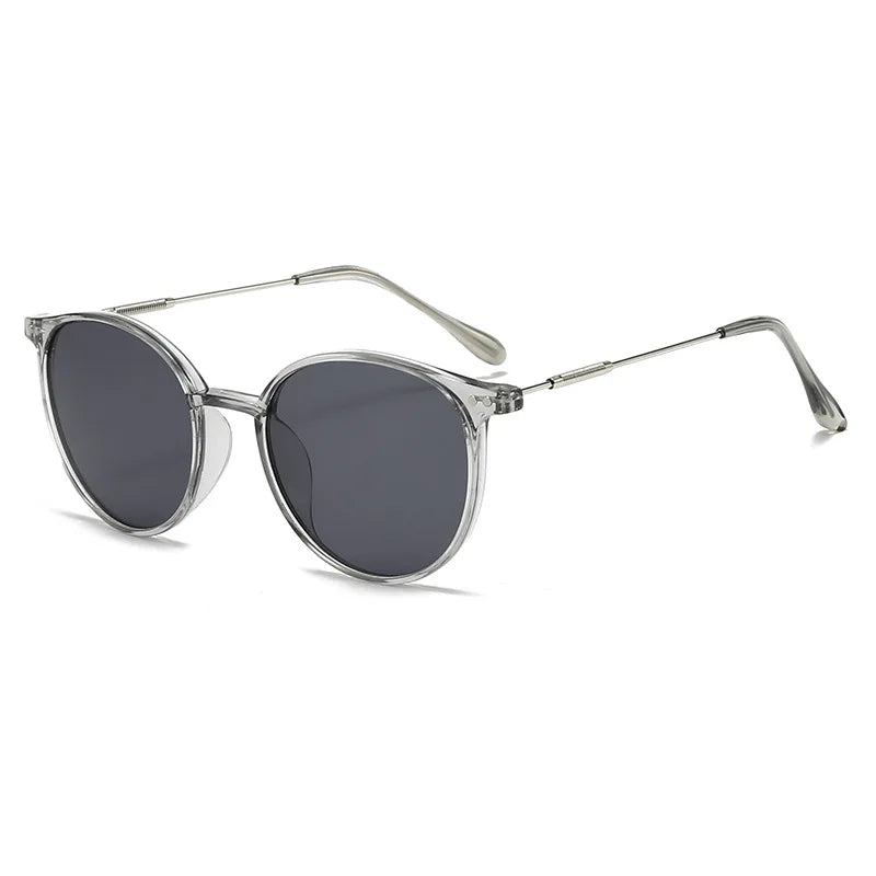 Óculos de Sol Redondo Vintage Feminino UV400