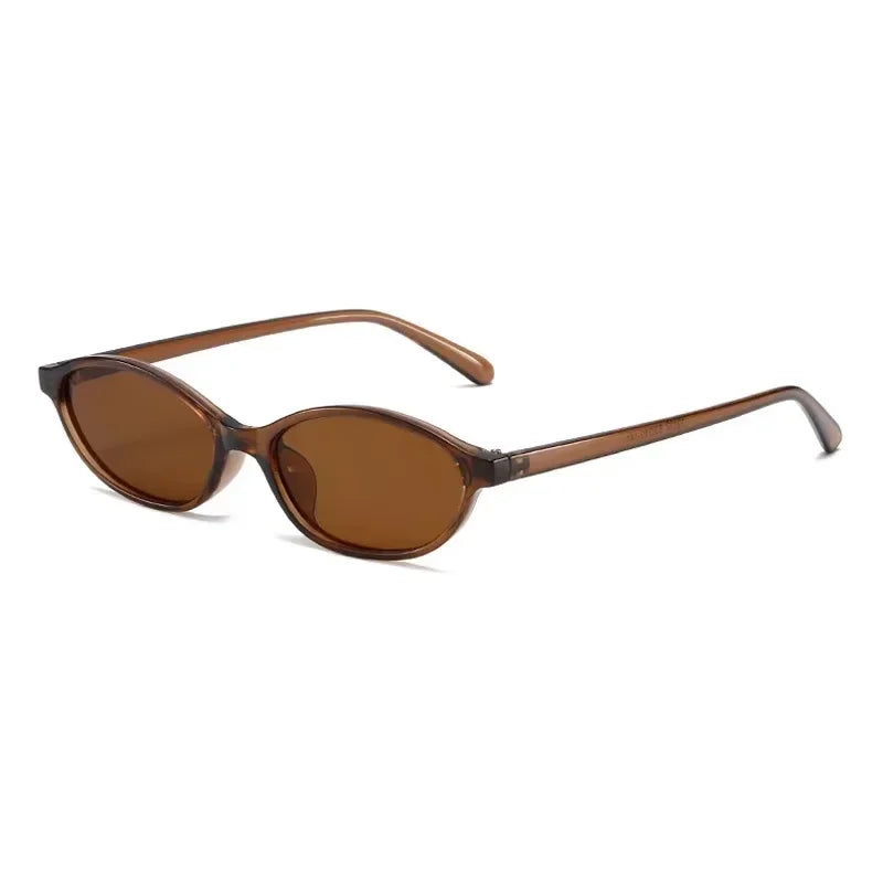 Óculos de Sol Oval Pequeno Feminino Retrô – UV400