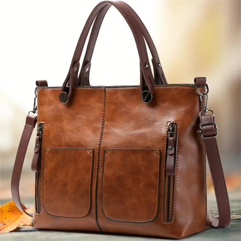 Bolsa de Ombro Retrô Estilo Europeu