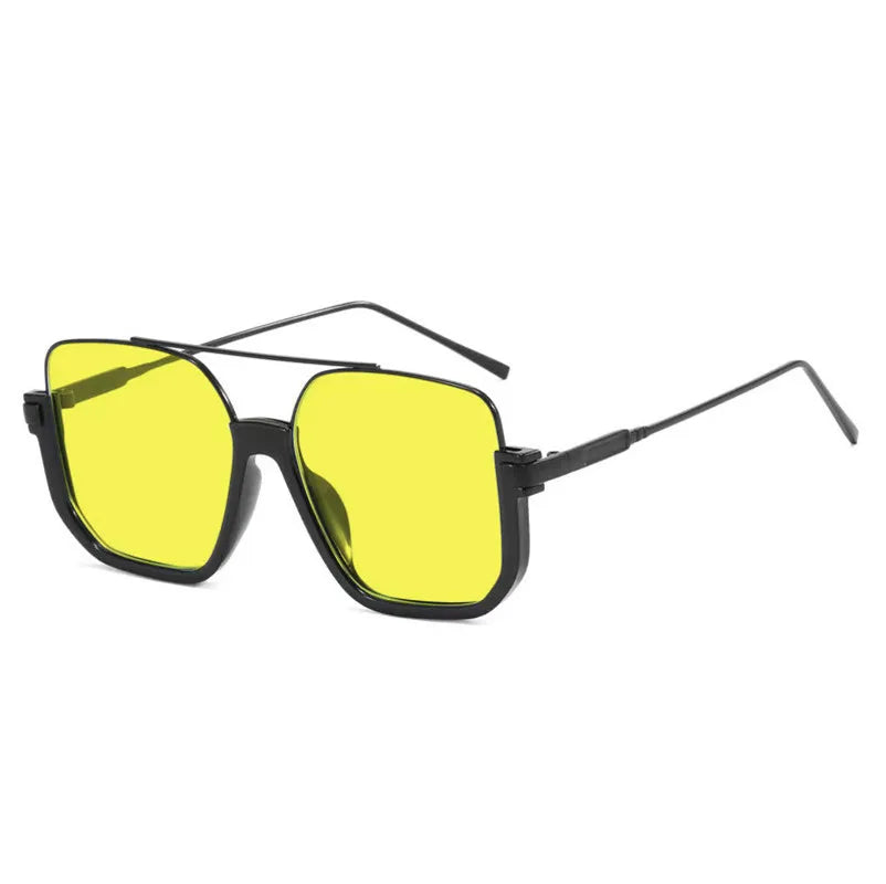 Óculos de Sol Unissex UV400 com Meia Armação