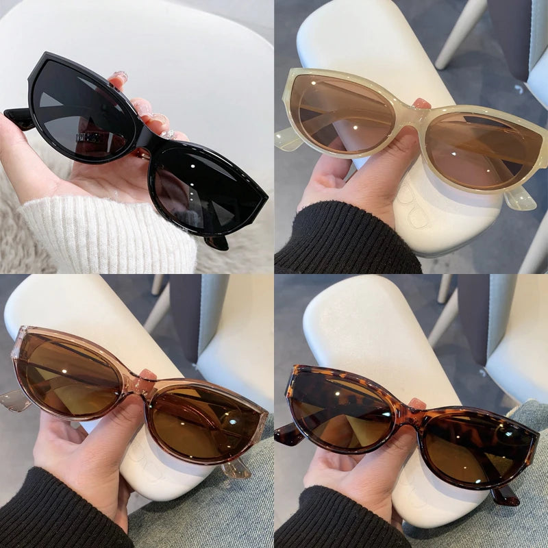 Óculos de Sol Gatinho Vintage UV400 Multicores